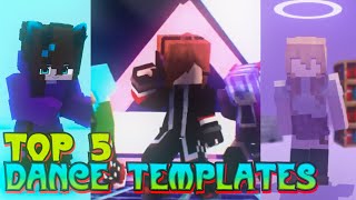 TOP 5 DANCE TEMPLATES [ MINE-IMATOR / PRISMA3D ] MINECRAFT ANIMATIONS [ TIKTOK ]