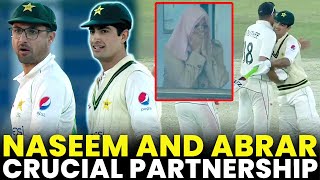 Naseem Shah & Abrar Ahmeds Crucial Partnership | Pakistan vs New Zealand | Test | PCB | MZ2A