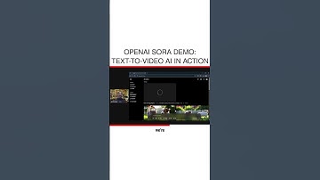 OpenAI Sora Demo: Text-to-Video AI in Action