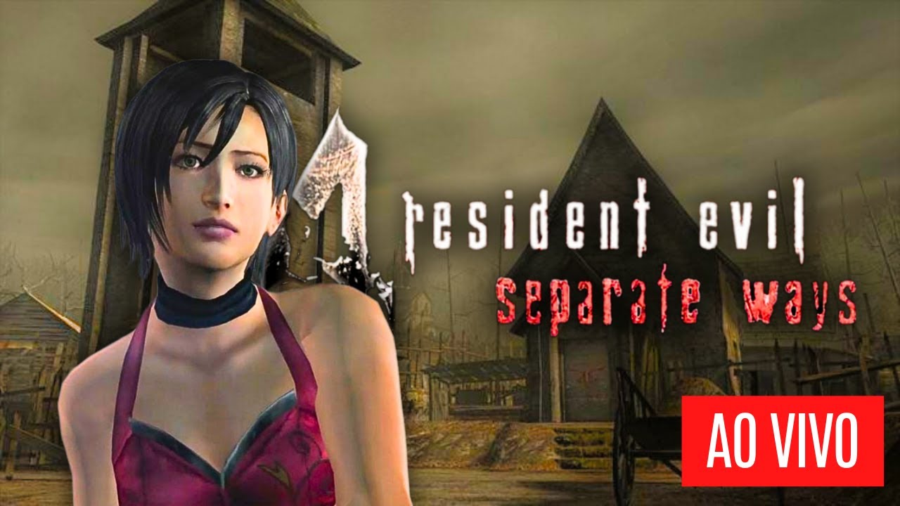 Jogando RESIDENT EVIL 4 SEPARATE WAYS (2005) em live - YouTube