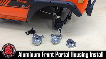 Redcat University - Redcat Racing Gen8 Scout II & PACK Alum. Front Outer Portal Housing Set Install