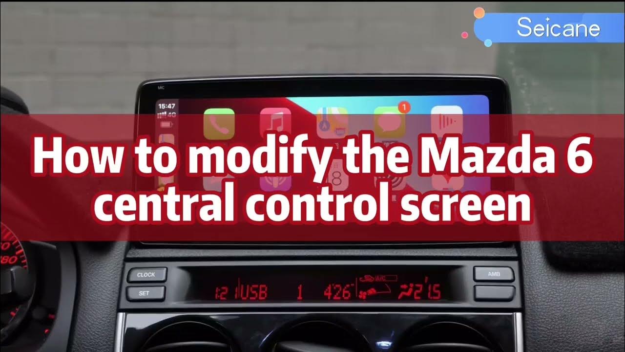 Installing A Carplay Android Radio Head Unit to Mazda 6 YouTube
