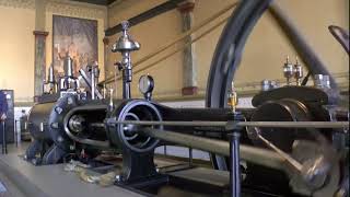 Dampfmaschine Der Maschinenfabrik Germania Vormals J.s. Schwalbe U. Sohn Im Industriemuseum Chemnitz