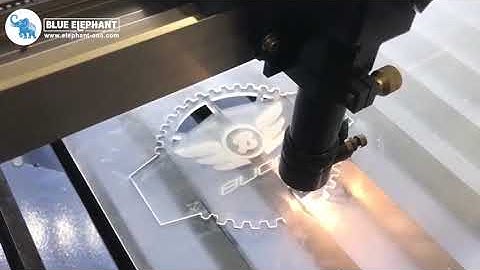 BLUE ELEPHANT Chile Customer Feeback For Our CNC CO2 Laser Cutting Machine Working On MDF And Arylic