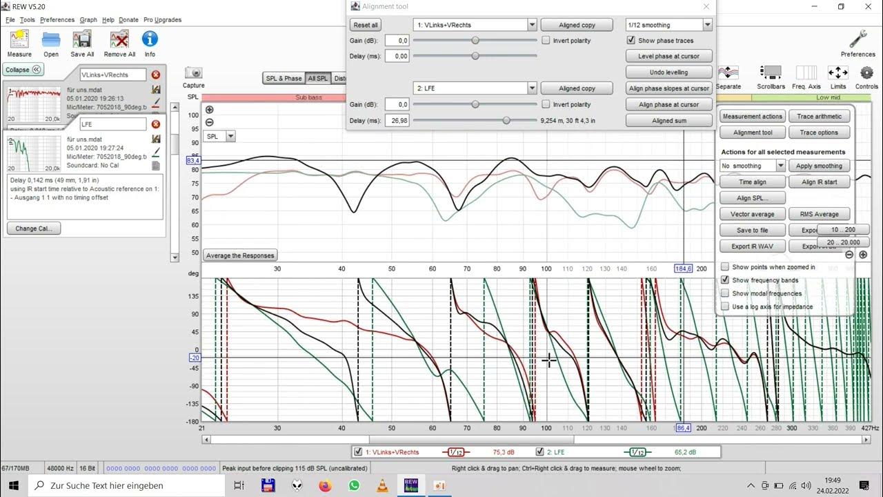 Tutorial Phase einstellen für Subwoofer mit REW YouTube