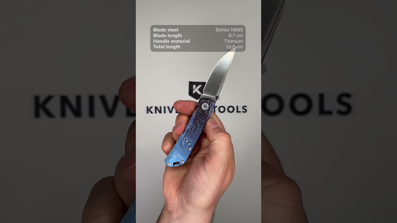Real Steel Luna Boost Titanium Exclusive RL7071FD pocket knife