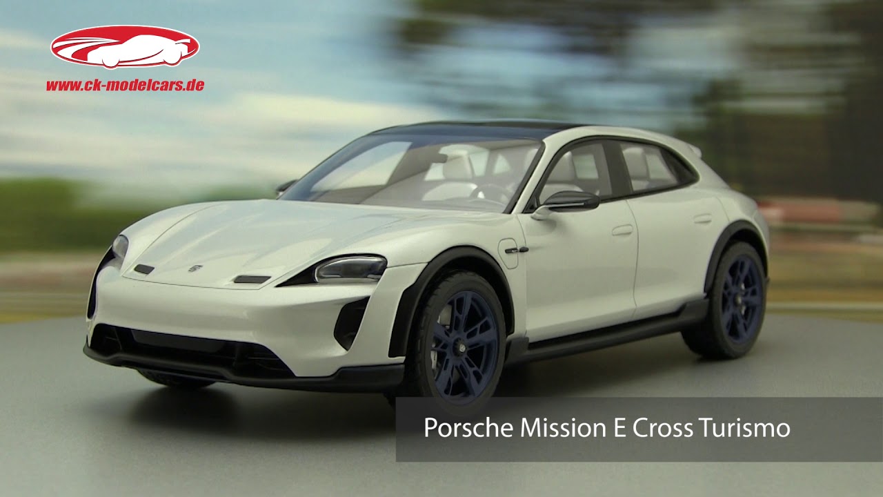 お買い得品 レア絶版 ディーラー限定 SPARK 18 Porsche Mission E Cross Turismo 2018 ホワイトグレー  ポルシェ