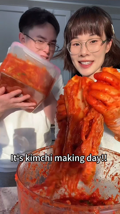 It’s kimchi making day!!! ☀️