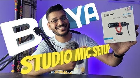 Boya MM1-microfoon als studiomicrofoonopstelling & tips voor het opnemen van betere audio | Beste...