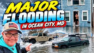 Major Flooding Hits Ocean City, MD - Streets Under Water - Ocean's Calling Cancelled