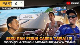 EXCITING CONVOY!! FULL OF LAUGHTER, 4 JBM CARS ENTER EAST JAVA