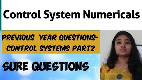 Control System Numericals Part2