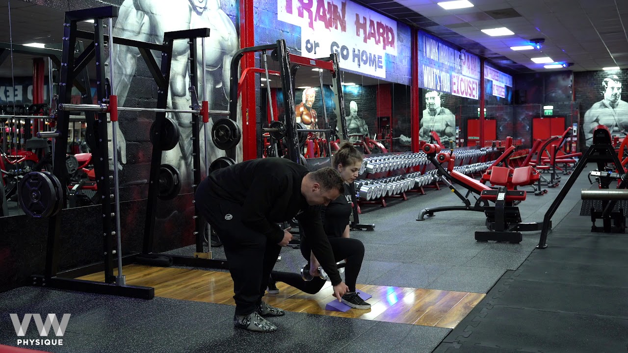 Dumbbell Split Squat Tutorial: Heel Elevated - YouTube