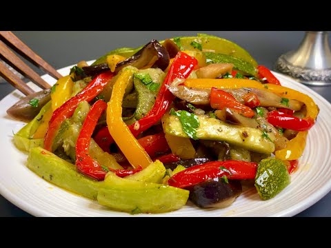 Видео: Самые вкусные овощи, запеченные в духовке! волшебный рецепт! Здорово и легко!👍