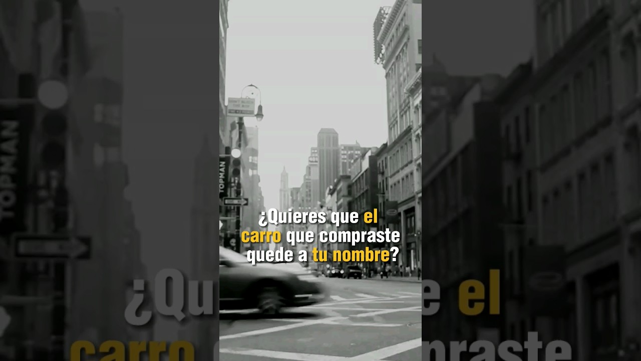 El dueño del carro falleció o el dueño no quiere hacer un traspaso del carro que compraste.