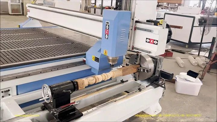 4 Axis Rotary Axis 3D Woodworking CNC Router Engraving Cutting Machine with DSP A18E Controller