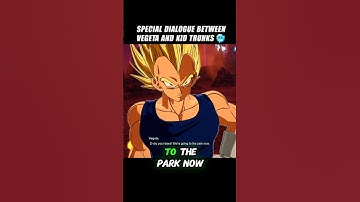 Special Dialogue Between Vegeta And Kid Trunks Lol 🤯 #crashout #vegeta #sparkingzero #dragonballz
