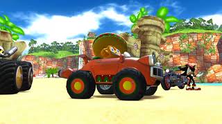 Dr Eggman Vs Amy Vs Shadow split screen