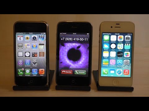 Apple iPhone 2g vs 3g vs 4 Incoming Calls