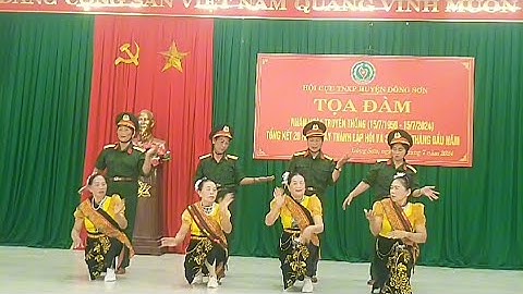 Múa Kết Đoàn: TÌNH HỮU NGHỊ VIỆT -  LÀO, Hội Cựu TNXP Đông Ninh