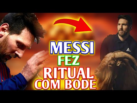 veja isso! Messi fez um ritual para ganhar titulo/usou bode/meu Deus