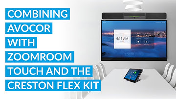 Avocor with Zoom Room Touch and the Crestron Flex Kit