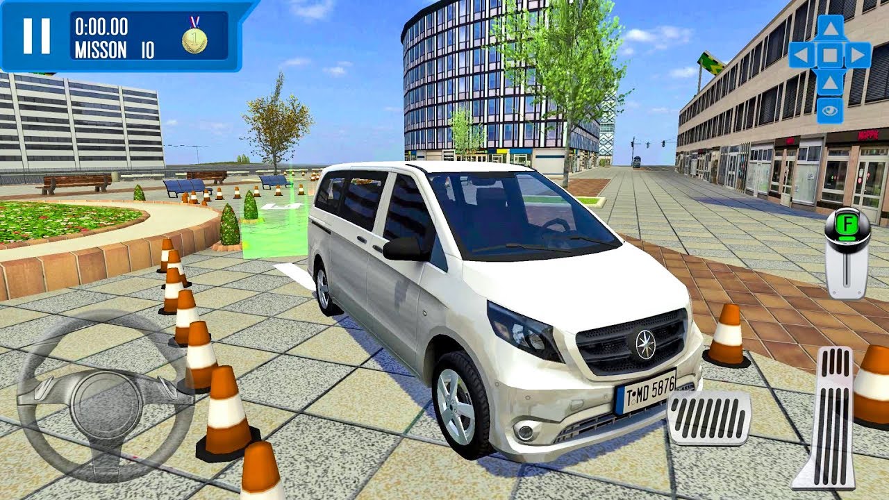 City Driver Roof Parking Challenge # 1 - Автомобильные игры Android IOS геймплей
