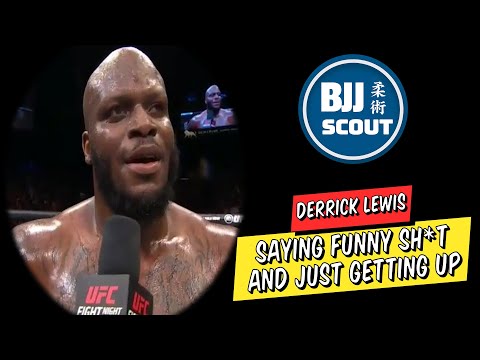 Derrick Lewis Saying Funny Stuff & Just Getting Up