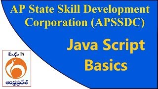 APSSDC |  Web Technologies  | Java Script Basics |  MANATV Live