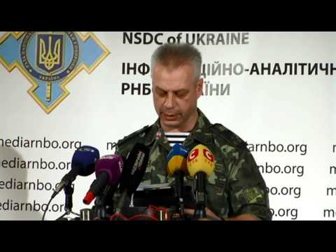 Andriy Lysenko. Ukraine Crisis Media Center, 12th of September 2014