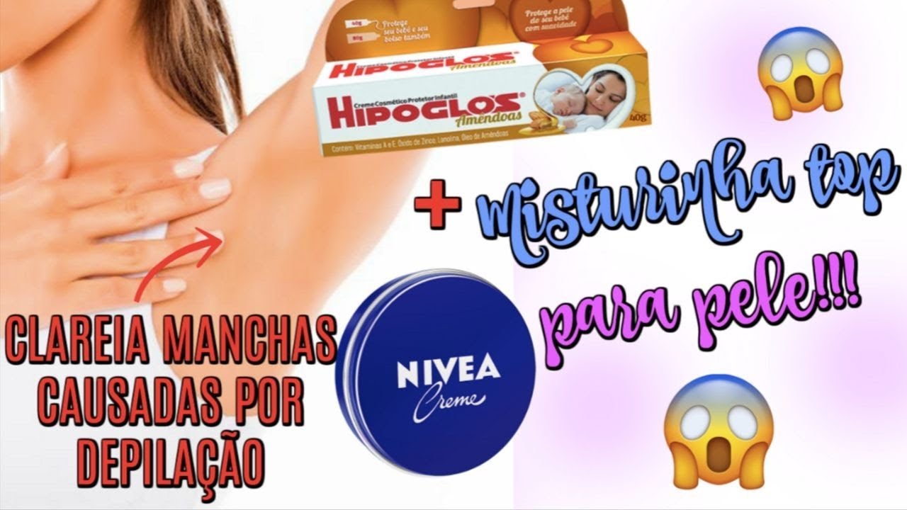 O PODER dessa misturinha para a pele (Clareia, Rejuvenesce...) CREME ...