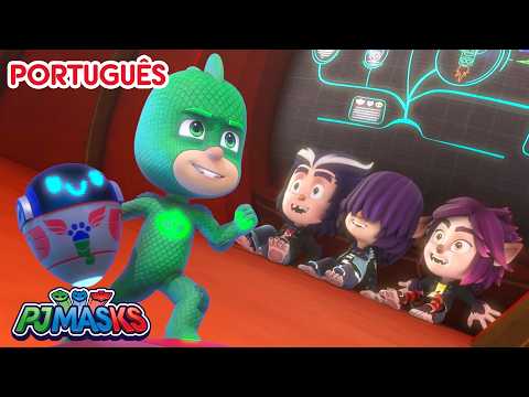 Os Lobinhos Tomam o QG 🐺 PJ Masks em Português episódios completos 🦸 Desenhos animados