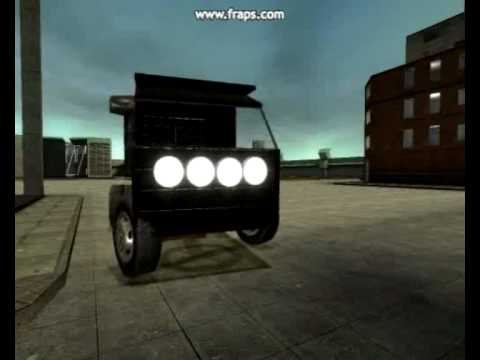 Gmod Rally Gmod 11 Jeep like in Rally Dakar - YouTube