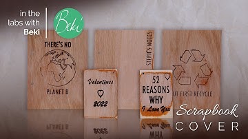 Making a Scrapbook Cover | In the Labs with Beki | Vectric FREE CNC Projects