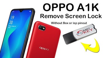 Oppo A1k Remove Screen lock with mrt dongle , CPH 1923 fix FAILED SOLUTION