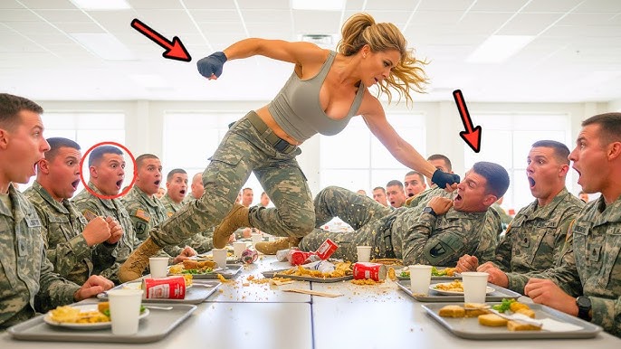 Five Recruits Cornered Her in the Mess Hall — Then Realized They'd Just Messed With a Navy SEAL - YouTube