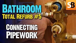 Bathroom Renovation #5 - Piping Up & Plumbing Tips