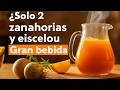 🥕 ¡Solo 2 zanahorias y unas especias! Una bebida deliciosa en 5 minutos 😋