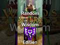 Random Wilds Wisdom: Charge Blade