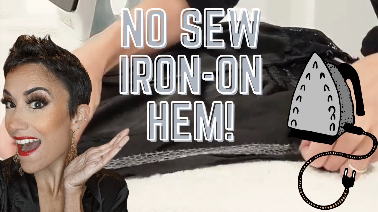 NO SEW! SY Design Henrik Preutz Iron-on hemming tape on a sleeveless shirt  vest DIY I TRIED! 