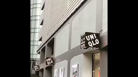 LED video cube for retail advertising