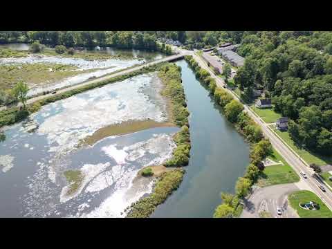 downtown Battle Creek Michigan Drone Footage