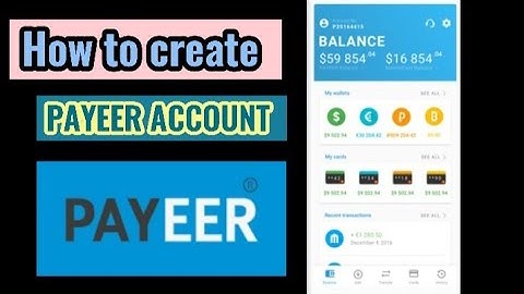 How to create/make PAYEER ACCOUNT | Payeer Wallet