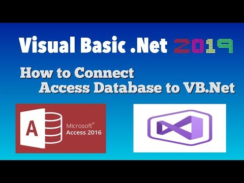 Visual Basic Studio 2019  How to Connect Access Database to VB.Net