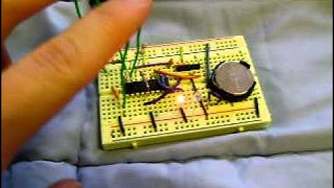 Pic16F84A Capacitive Touch Sensor (no special hardware required)