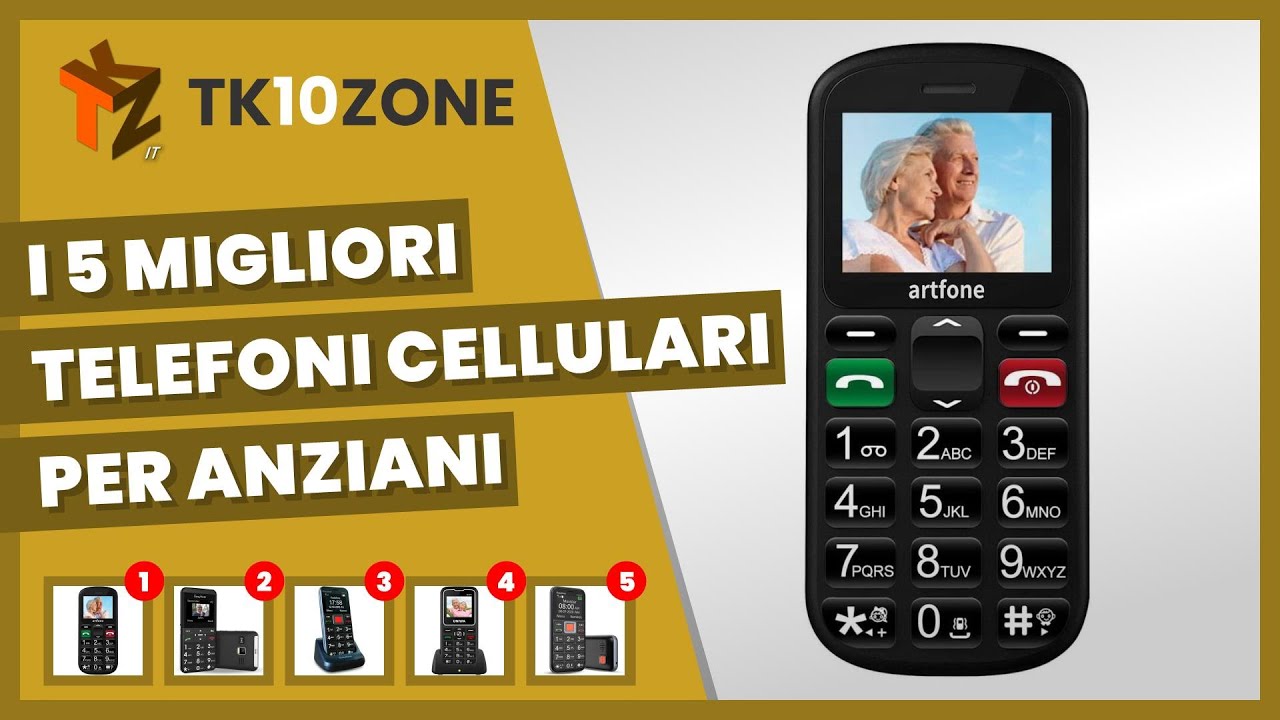 I 5 migliori telefoni cellulari per anziani 