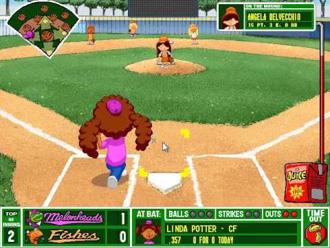 Backyard Baseball (PC) Gameplay - (Game #7: Melonheads ...