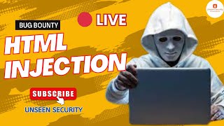 FINDING HTML INJECTION | BUG BOUNTY | USE BURP SUITE, PARROT AND KALI | UNSEEN SECURITY LIVE