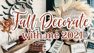FALL CLEAN AND DECORATE WITH ME 2021 | COZY FALL DECOR