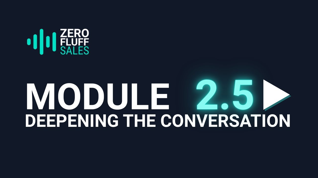 MODULE 2.5 | DEEPENING THE CONVERSATION - YouTube